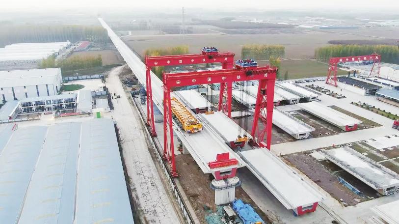 潍宿高铁莒县段进入架梁实施阶段